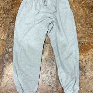 Gray women’s aerie Jogger Pants M Long